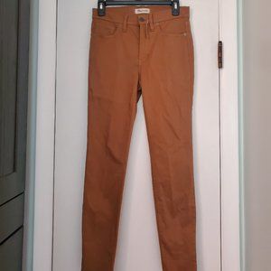 Madewell 9" High-Rise Skinny Sateen Jeans size 27